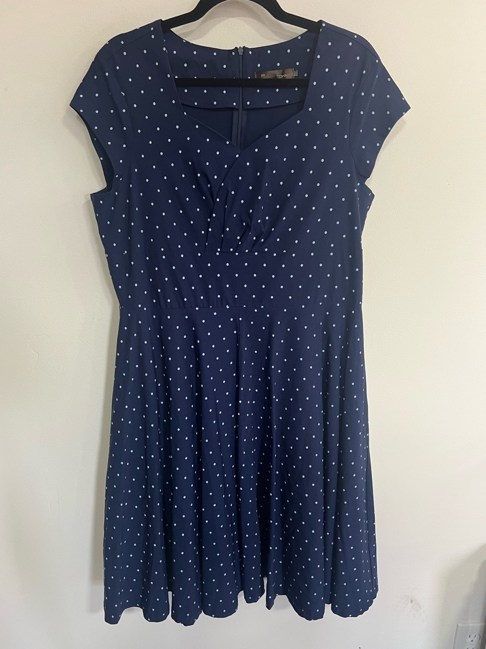 Gown Town Polka Dot Retro Swing Dress